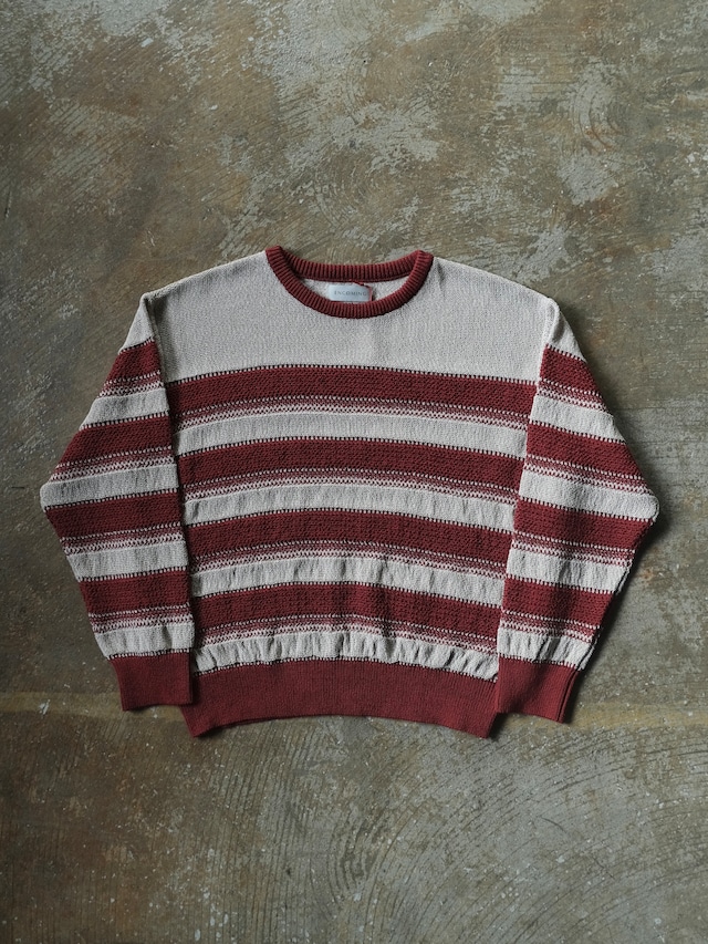【ENCOMING】 KNITTED SWEAT JUMPER