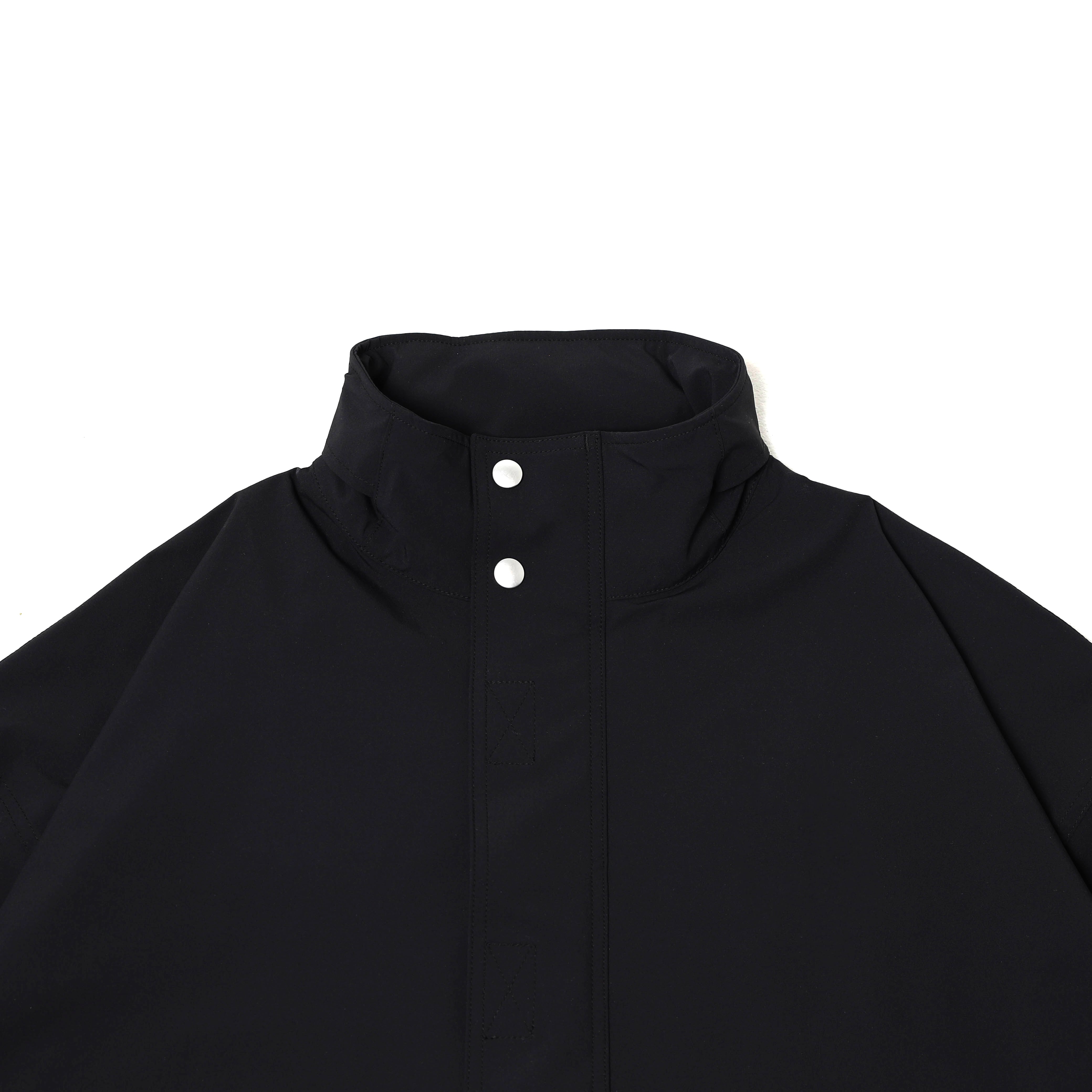 Cordura Nylon Stretch Anorak Hoodie (black)