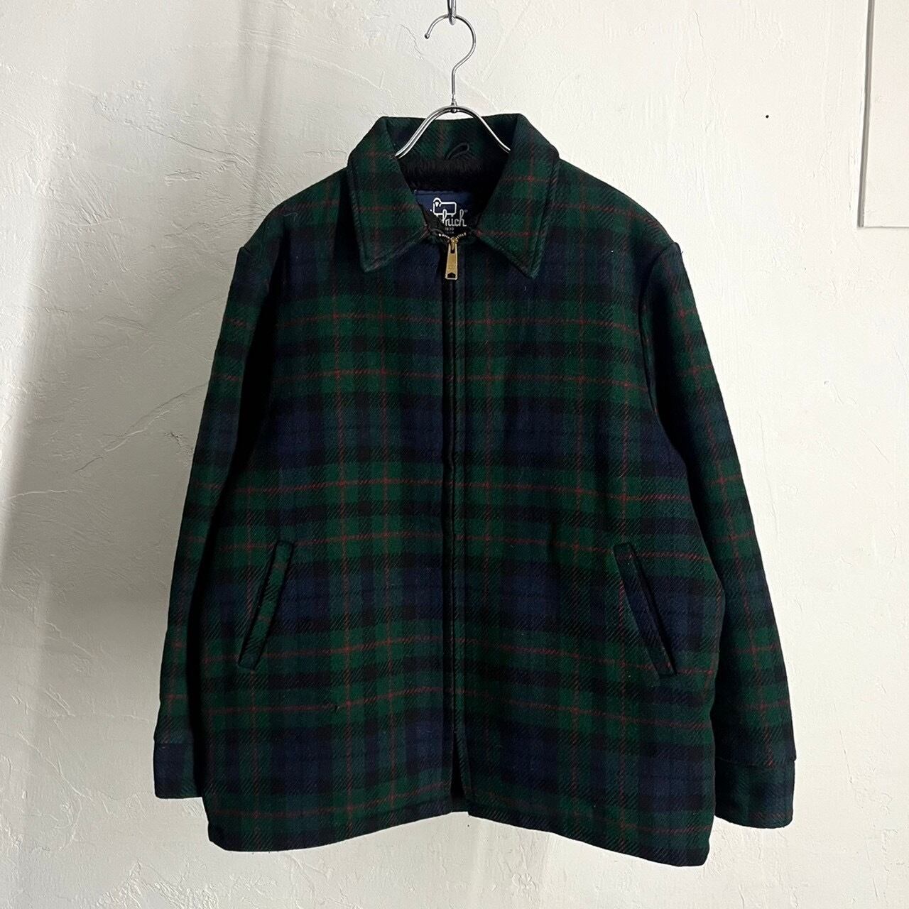 80s Woolrich "Boa Lining" Wool Sports Jacket USA製