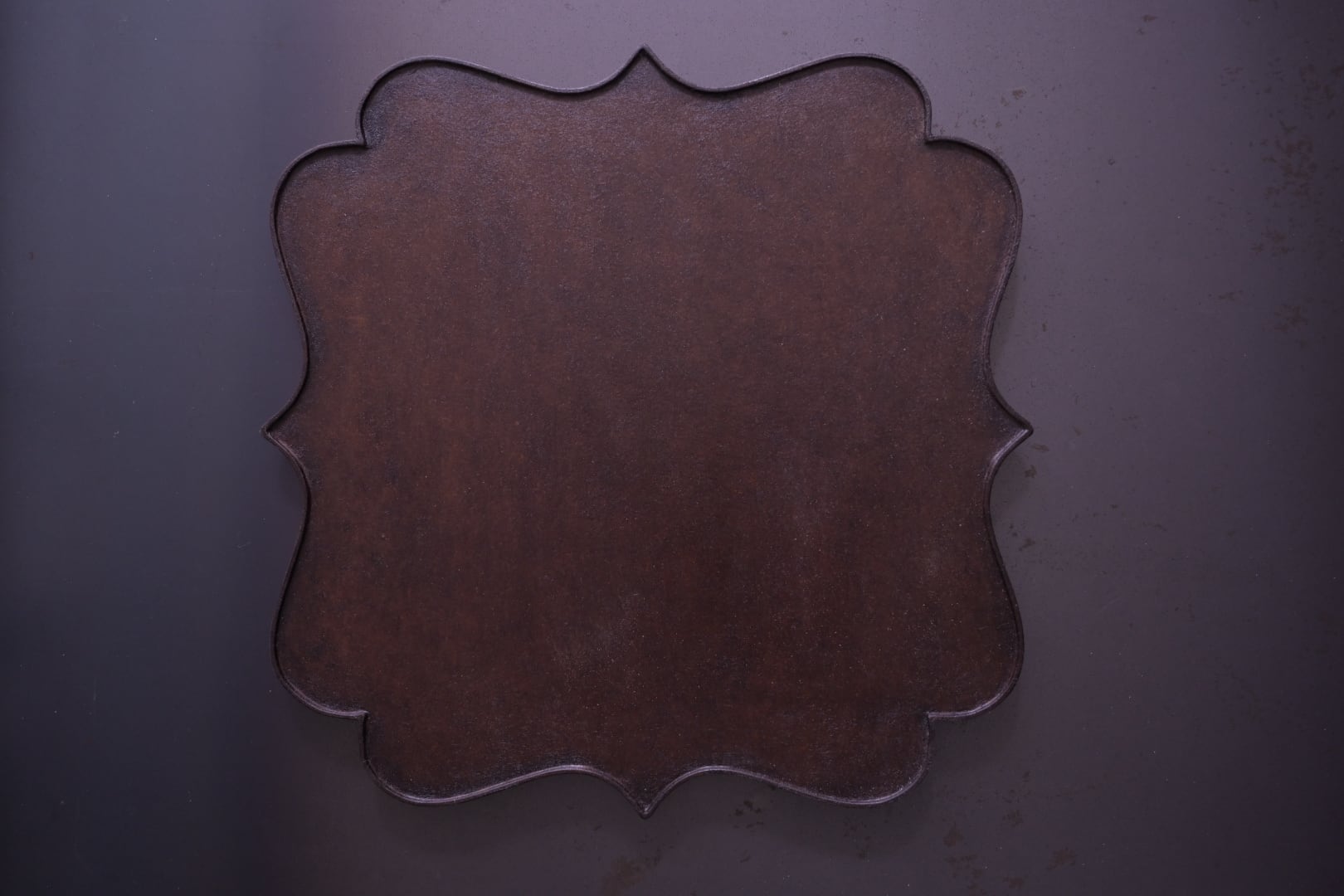 蝶野秀紀 輪花トレー 柊 茶 L