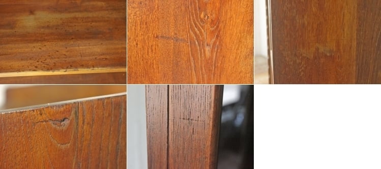 レトロ ガラスキャビネット 本箱 収納 食器棚 ラック 引き出し 抽斗 2