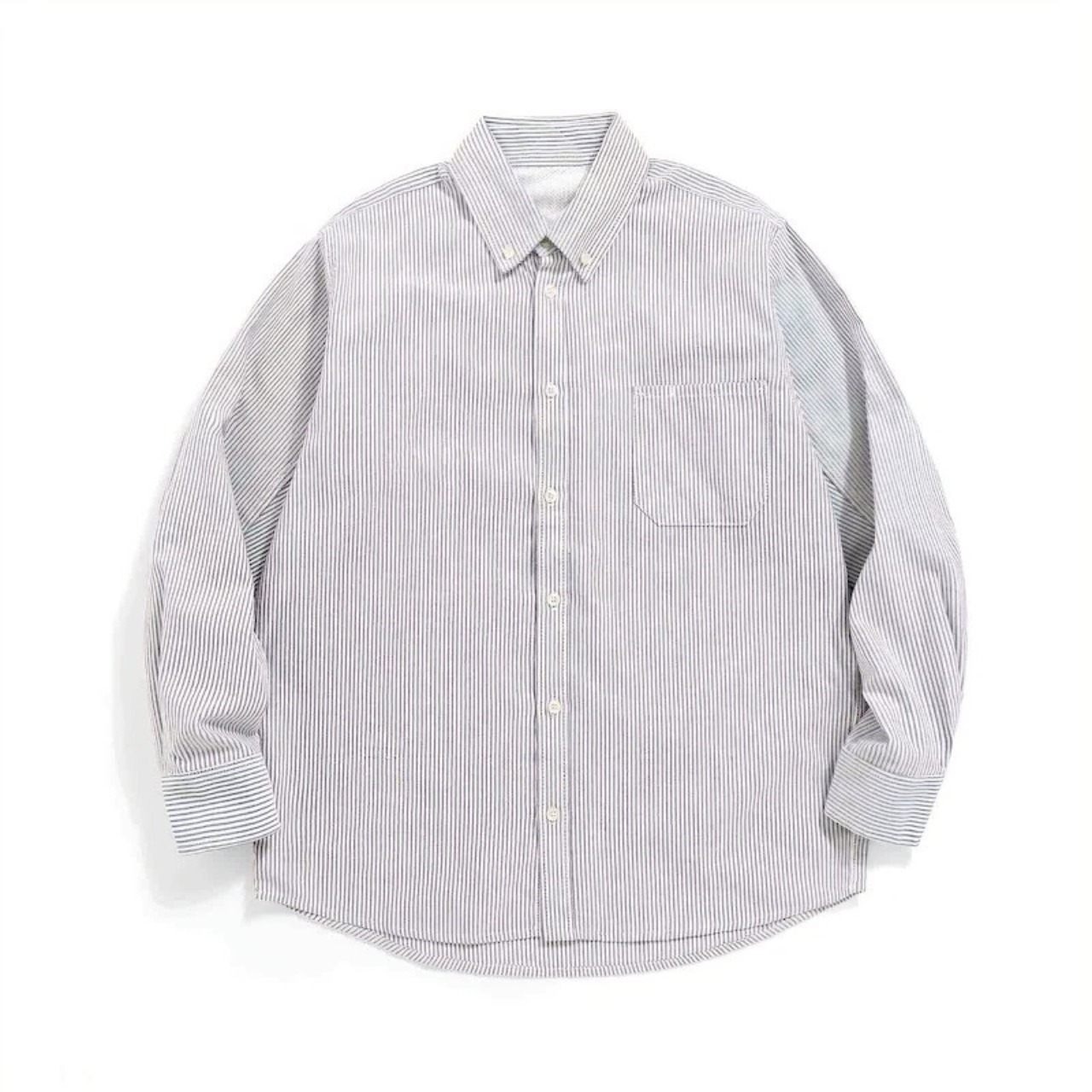 ストライプ ボタン ダウンシャツ A1963 - 8