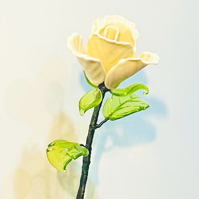 【レア品】Blumarineブティック装飾薔薇ヴェネチアンガラス2個 3/20最終価格】Blumarineレイアウト薔薇ヴェネチアンガラス2個 【公式 その他