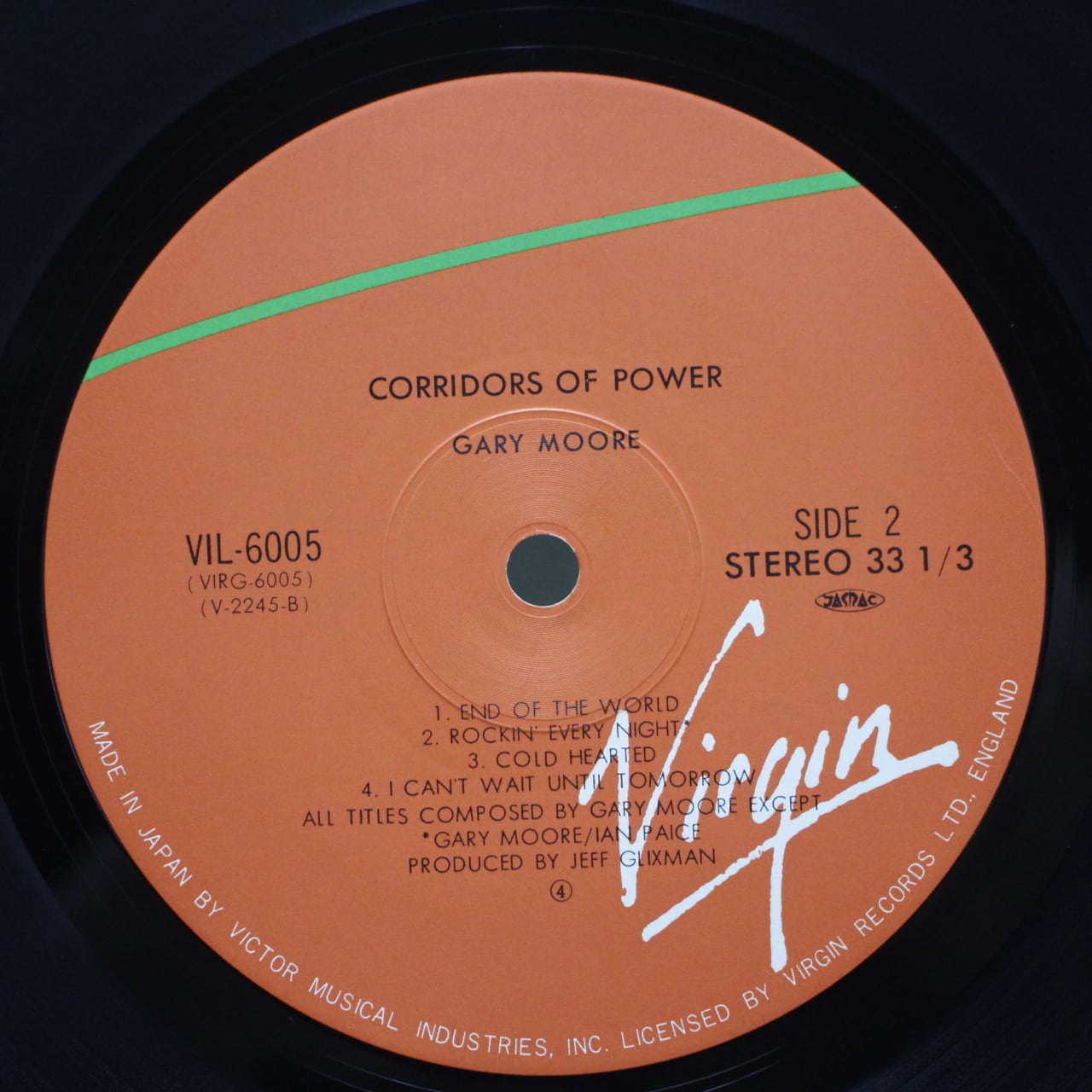 Gary Moore / Corridors Of Power [VIL-6005] - 画像4