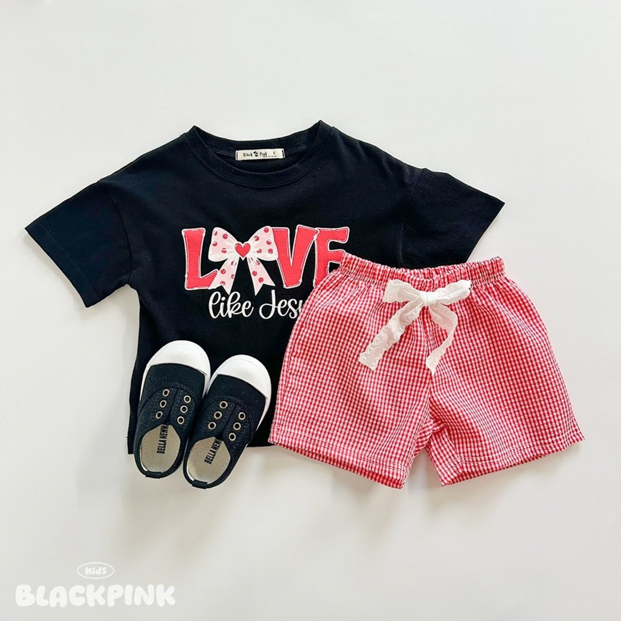 [BLACKPINK] LOVE Short sleeve T-shirt / [블랙핑크] LOVE반팔티