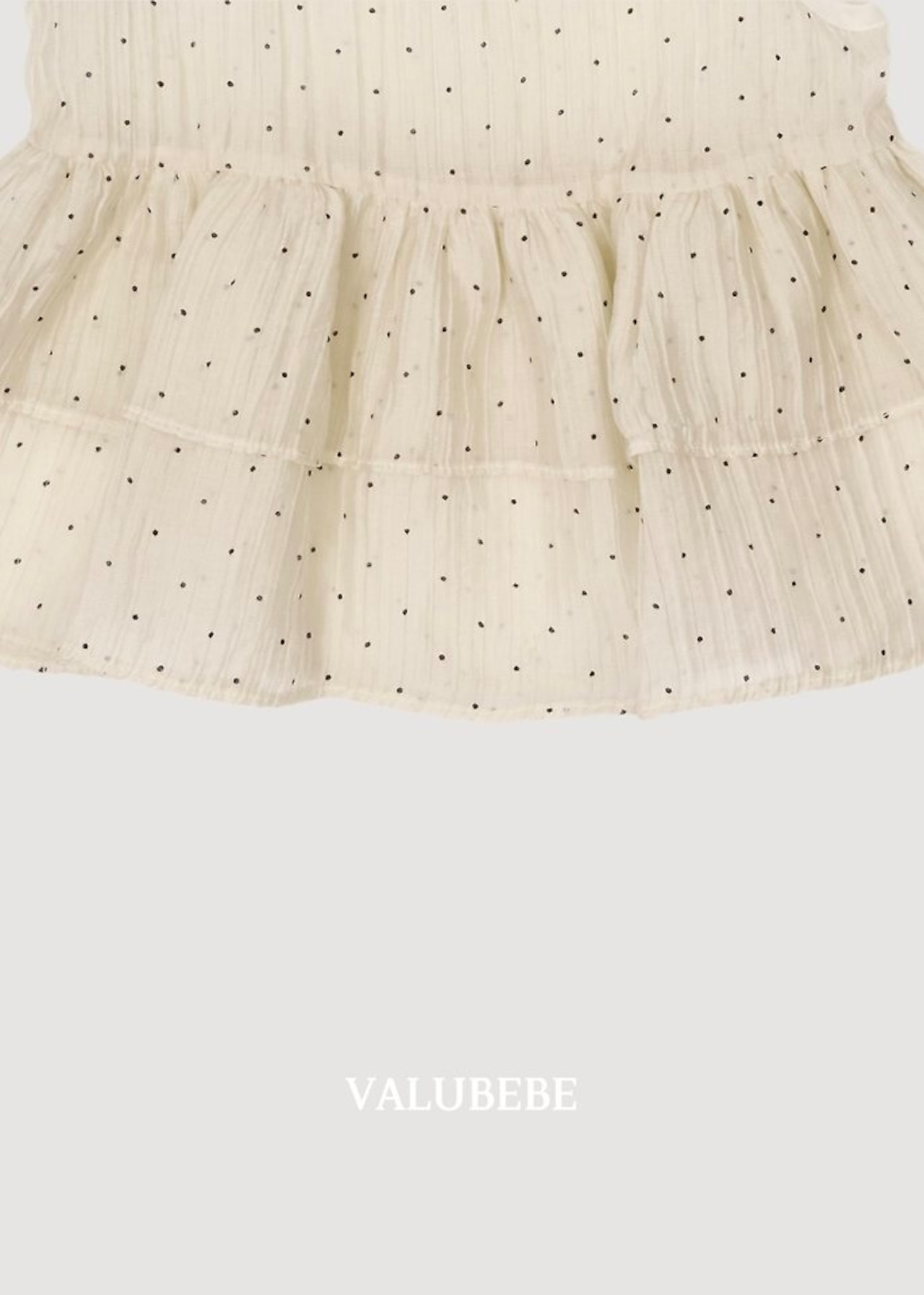 韓国子供服 / 26Autumn / 〖取寄〗valubebe / シースルー レイヤード ワンピース / ベビー服 / キッズ服 *6M~S*