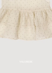 韓国子供服 / 26Autumn / 〖取寄〗valubebe / シースルー レイヤード ワンピース / ベビー服 / キッズ服 *6M~S*