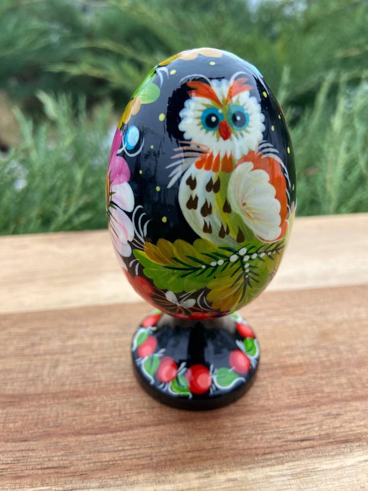 プィサンカ・土台付き（イースター・エッグ）9cm（ホメンコ作） - 7