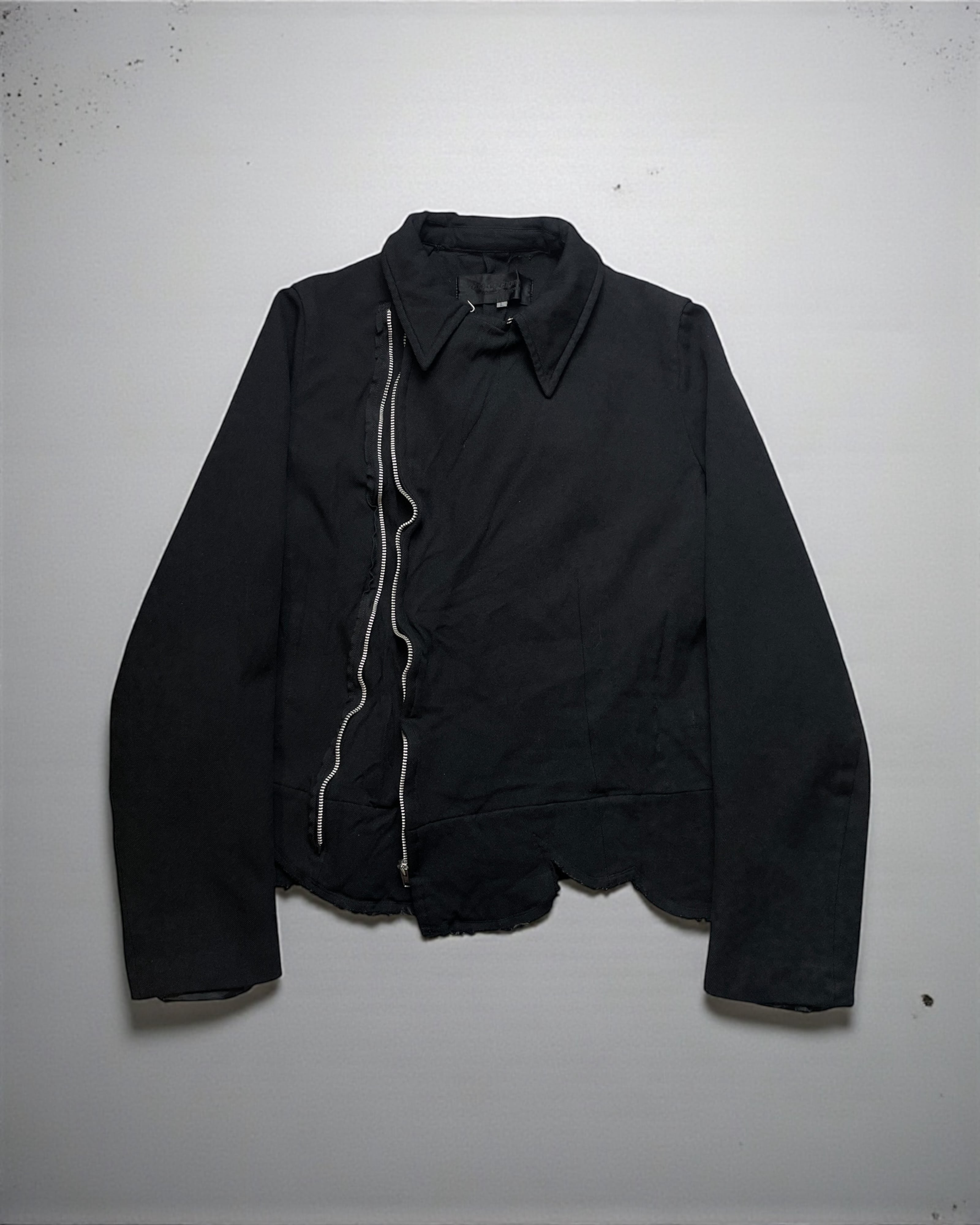 2003's robe de chambre Comme des Garcons - Boiled Polyester Double Rider Jacket