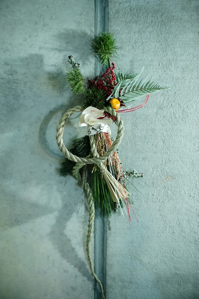 【予約販売】京都花背の稲藁を使ったしめ縄