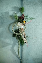 【予約販売】京都花背の稲藁を使ったしめ縄(ロング)