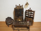 引き出しいっぱい家具セット　ライト・小物付き（補修あり） 画像1