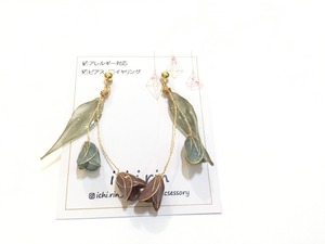 【イヤリング変更可能】ichi.rin チューリップのピアス