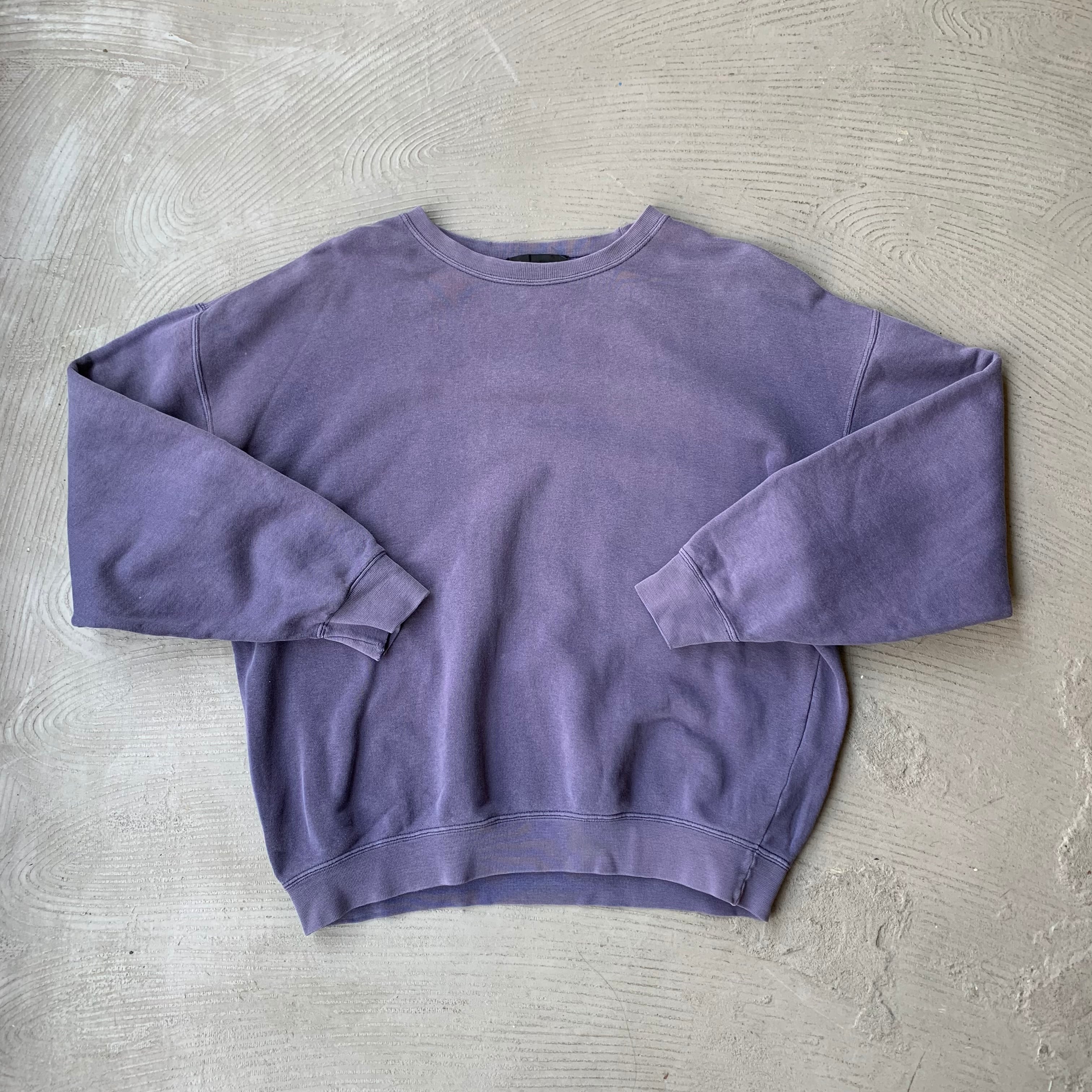 Mr.JUNKO / Faded purple sweat shirt | SAMUEL FINCH / Online store