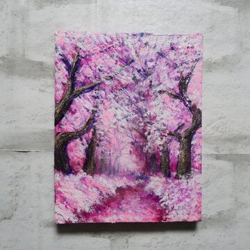 油絵 油彩 油彩画 絵 絵画 円形【バターミルクパンケーキ】 | Pay ID