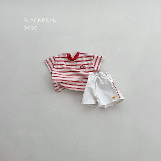 《予約》送料無料【BLACK BEAN】bebe) Marine T