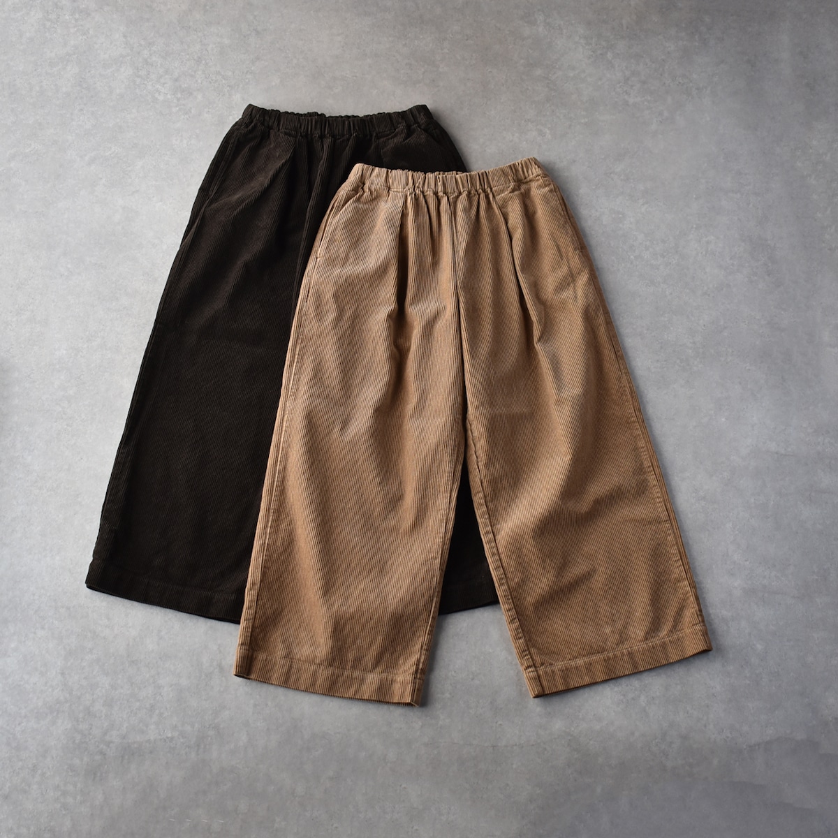 Prit prit 8ウェールコーデュロイ ワンタックワイドパンツ P70719 | NORTHWEST SELECT
