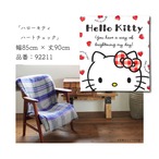 【受注生産】のれん ハローキティハートチェック 幅85×丈90cm 92211