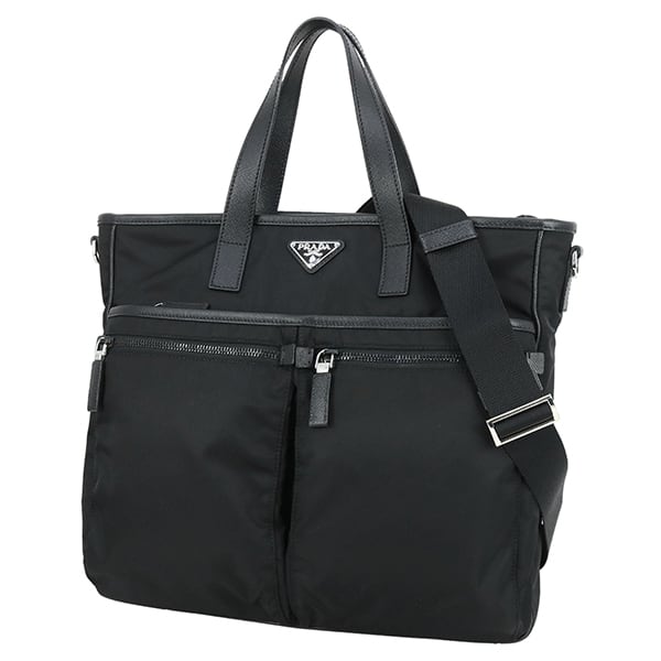 ◾️美品 正規品◾️PRADA トートバックレザー 黒 Prada レザー トートバッグ | ブラック | FARFETCH JP PRADA 黒トート