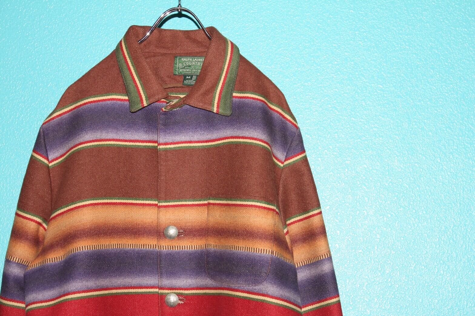 90s POLO COUNTRY Native Pattern Jacket USA製 | VOLAR