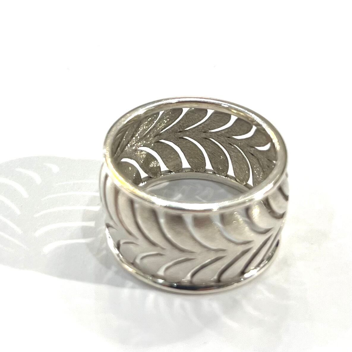 TIFFANY & Co.】【約15号】2855 Villa Paloma Palm リーフリング