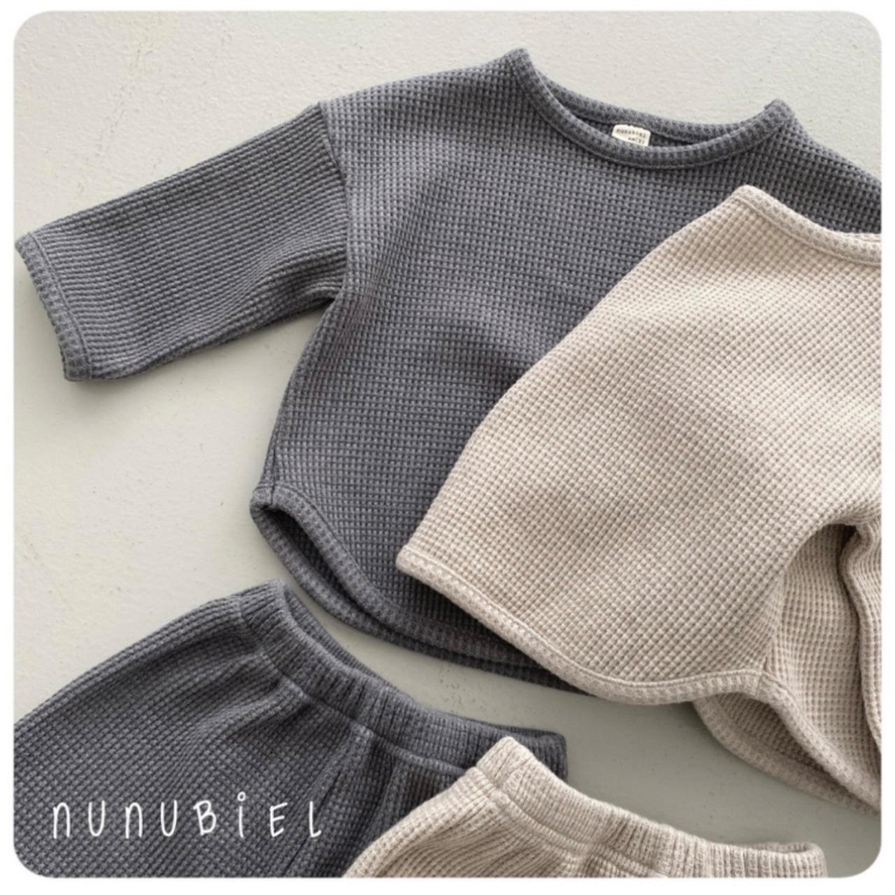 【nunubiel】 クロッフルセット／オートミール(80~120cm) - 2
