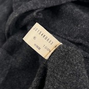 JURGEN LEHL ヨーガンレール ポケット デザイン ウール ニット セーター M/ダークグレー レディース