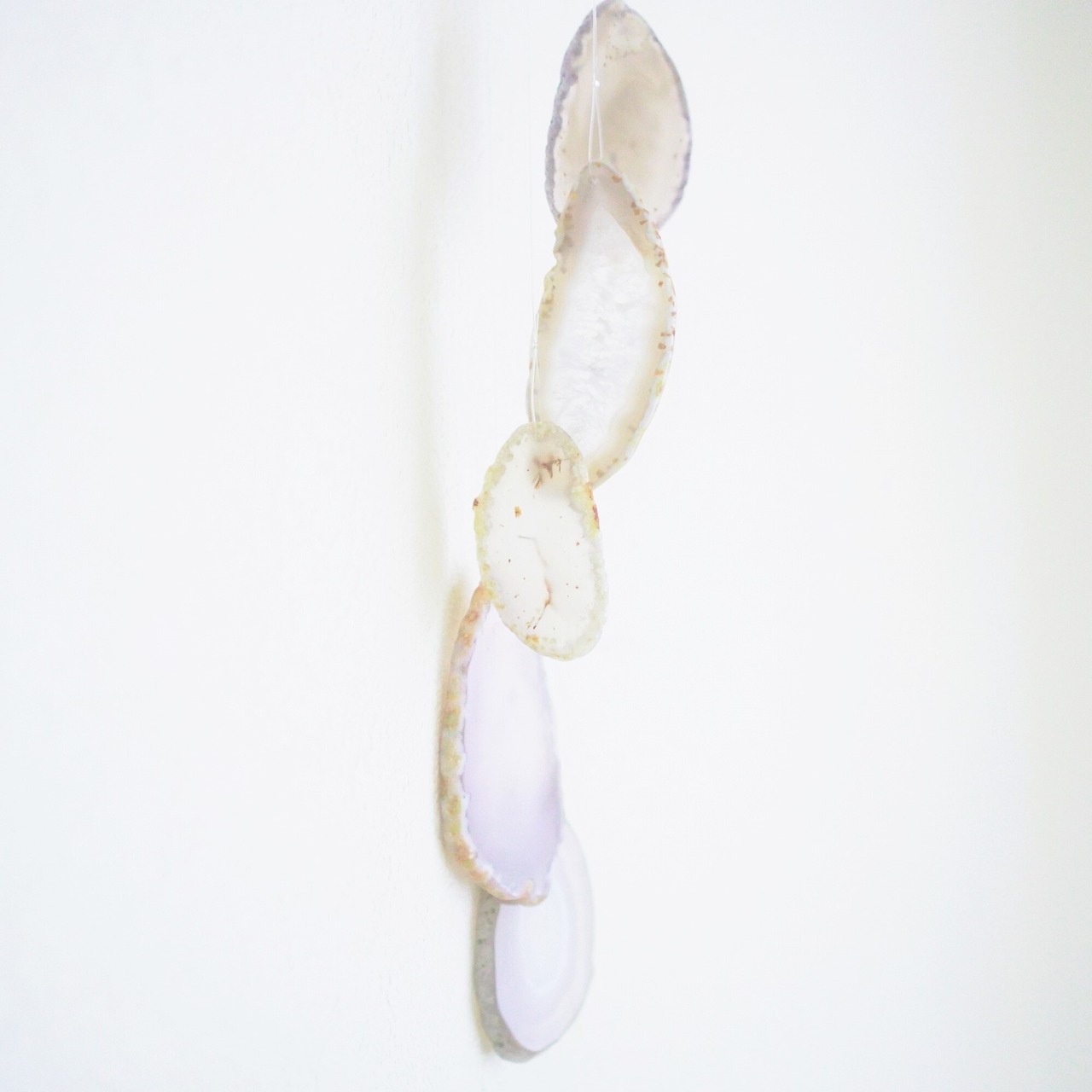 Snow White 04 - アゲートヒーリングチャイム / Agate Sun Catcher Wind Chime 531