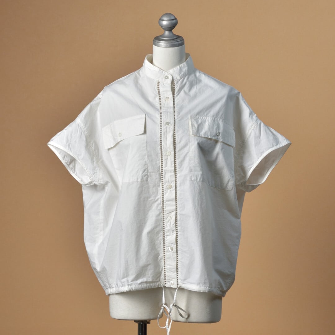 IKITSUKE イキツケ 梯子レースブラウス・ホワイト【送料無料】