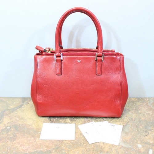 .ANYA HINDMARCH EBURY LEATHER HAND BAG/アニヤハインドマーチレザーハンドバッグ 2000000032931