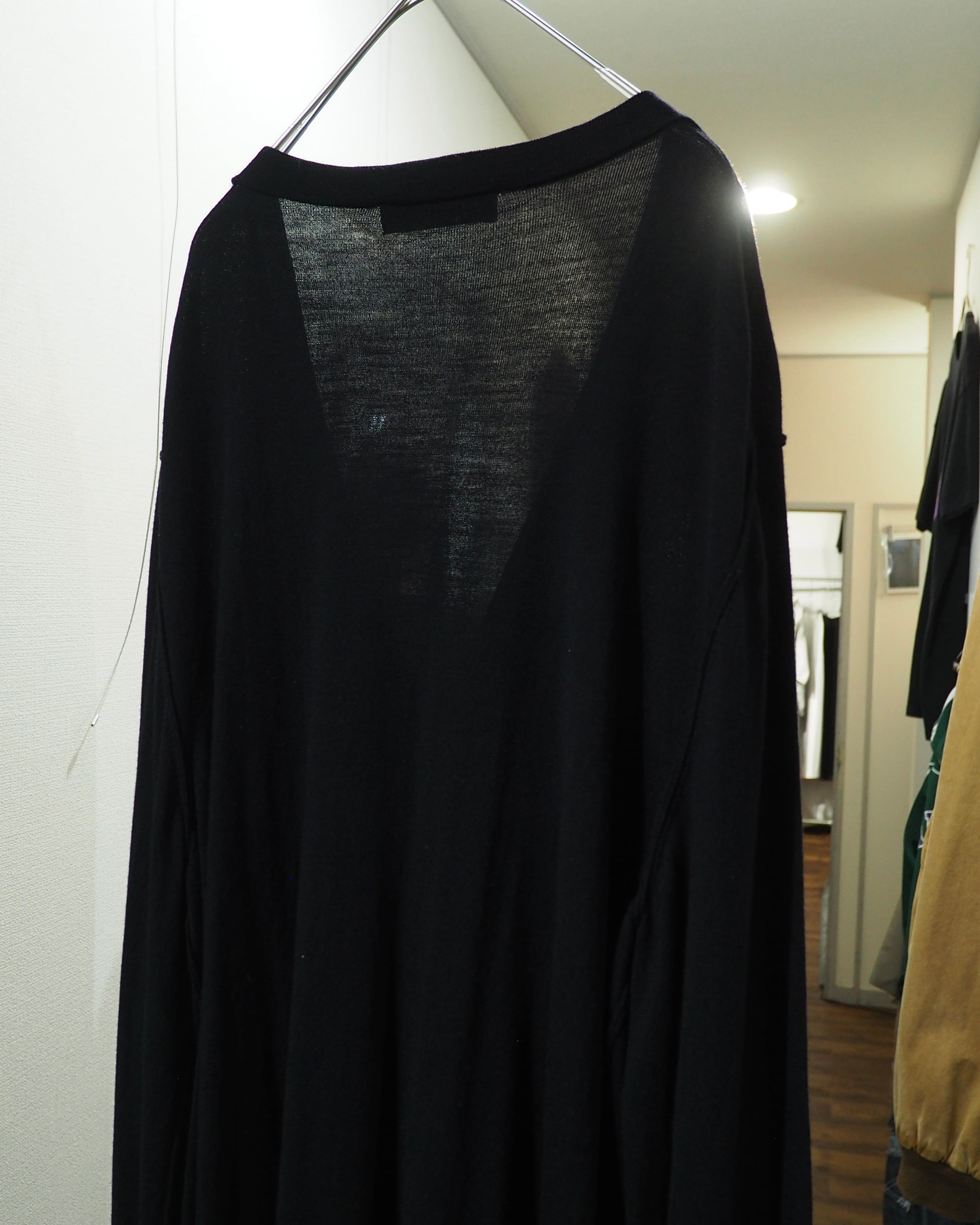 " Made in Italy - DOLCE&GABBANA " Black Lana Virgin Wool Knit Cardigan