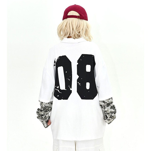 カレッジロゴワッペンポロトップス 2col   R01679