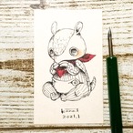 アルマジロの子*ドローイング