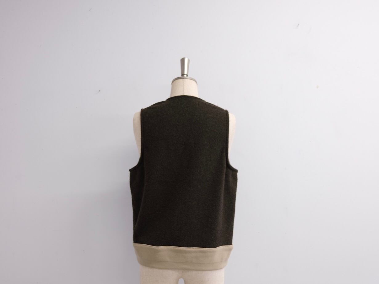 トップス HOMLESS TAILOR EQUIPMENT VEST HOMELESS TAILOR”ZIP VEST” | Lapel online store