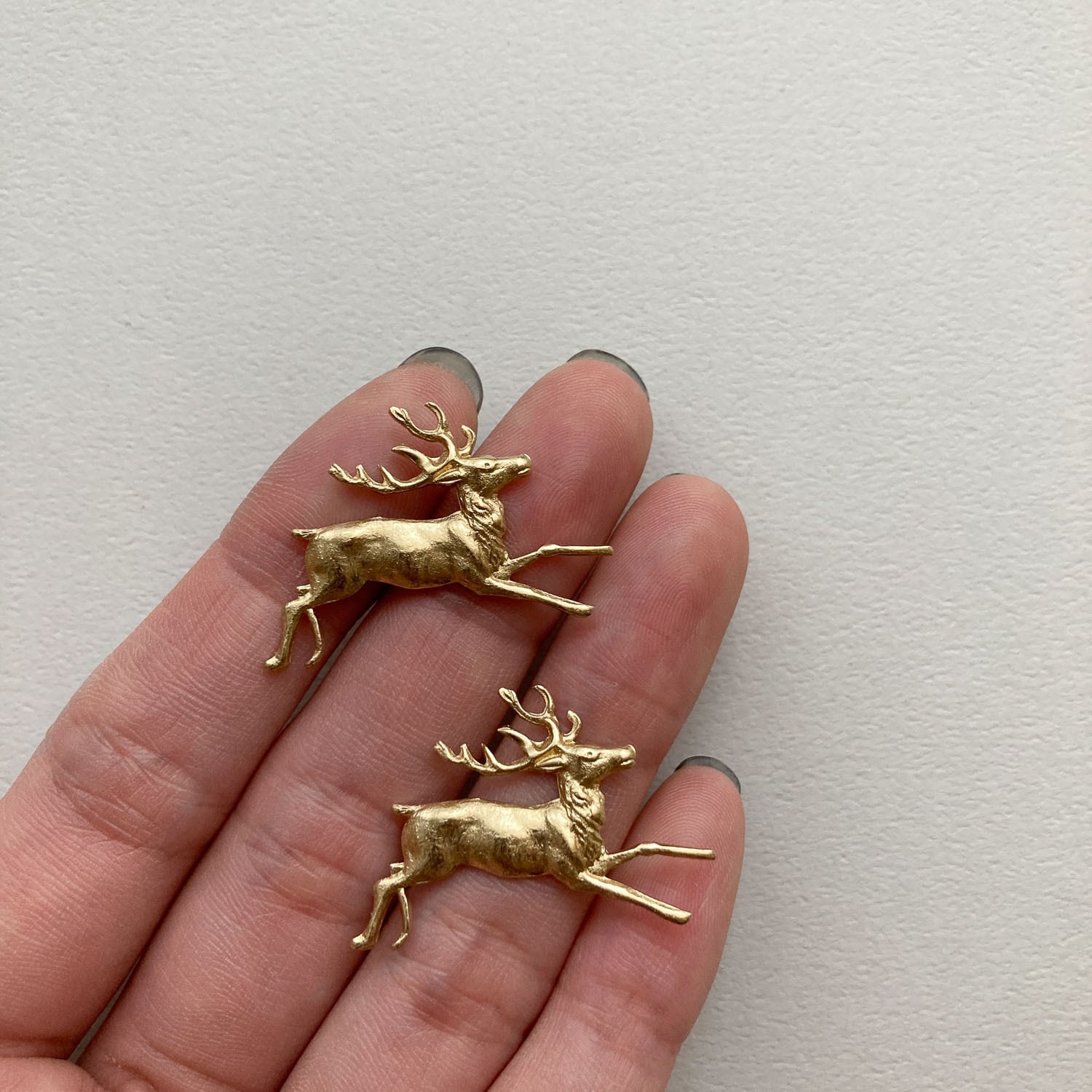 最終入荷〉USA真鍮 トナカイのパーツ | Dua-アクセサリーパーツショップ