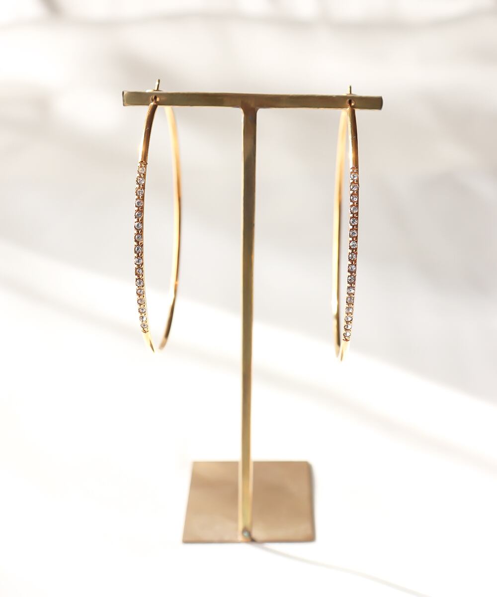 サージカルステンレス フープピアス