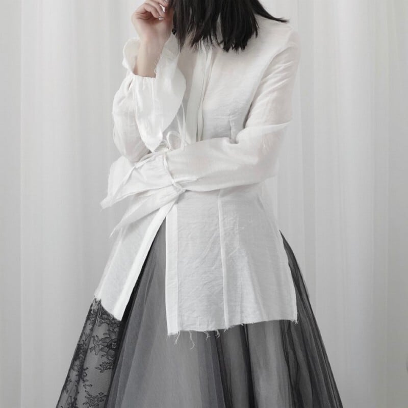 ドレープエッジシャツ BL0144