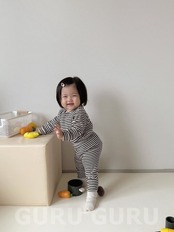 韓国子供服 / 26Autumn / 〖取寄〗guruguru / ダルコムセット / ベビー服 *1号~3号*