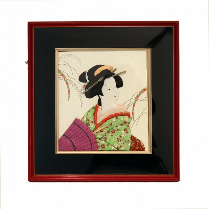 額装❗️古い浮世絵版画⁉️裏からの画像で‼️ 浮世絵復刻版画 専用額 - 高橋工房オンラインショップ / TAKAHASHI