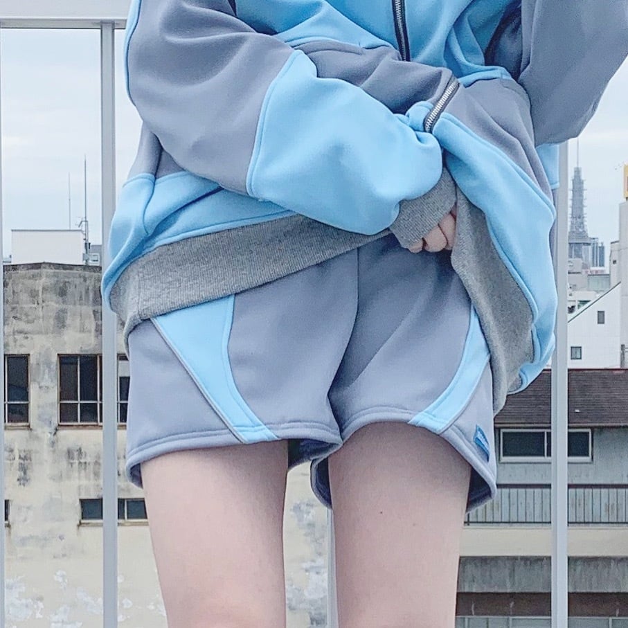 〇白×グレー〇 ショートパンツ | maonosuke