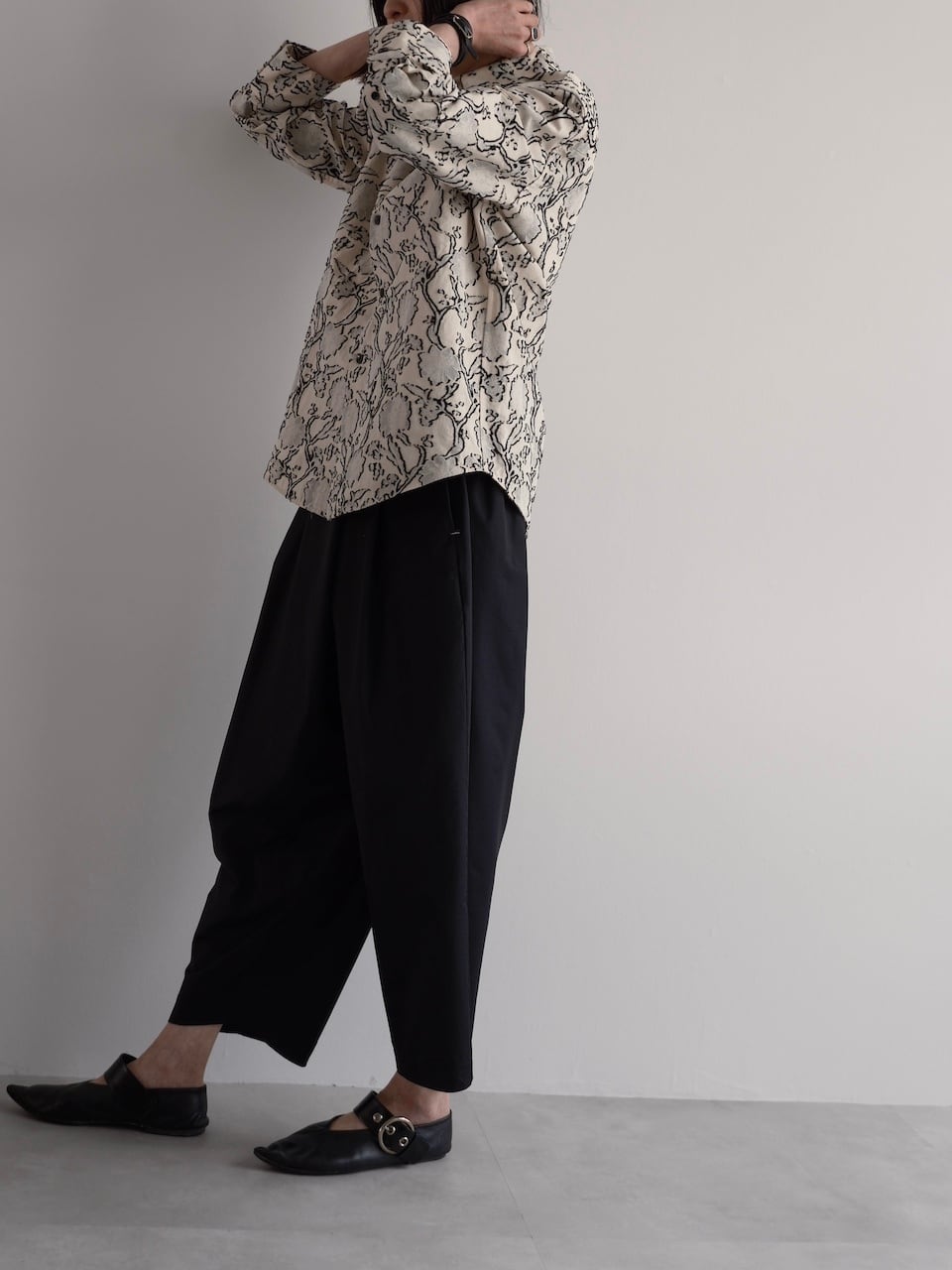 JIL SANDER JACQUARD FLORAL SHIRT | dear closet