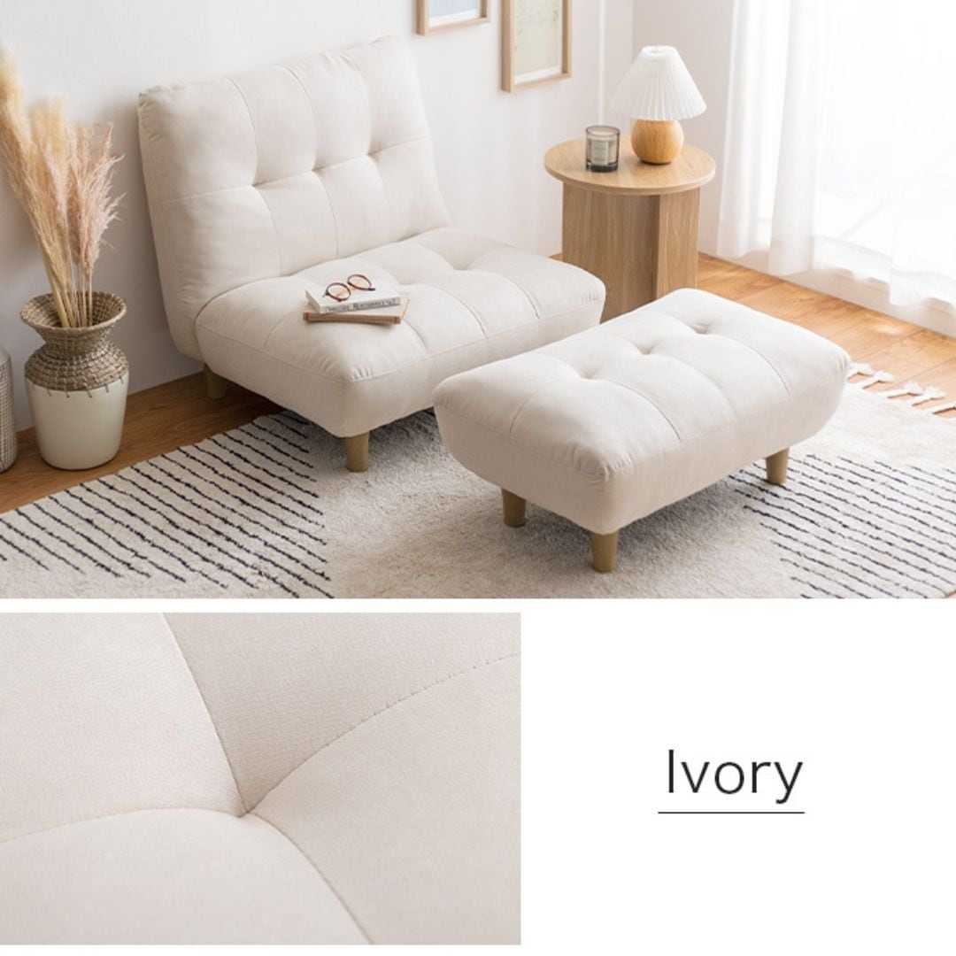 Moln オットマン付き 一人掛けソファ 高品質 ソファセット | M