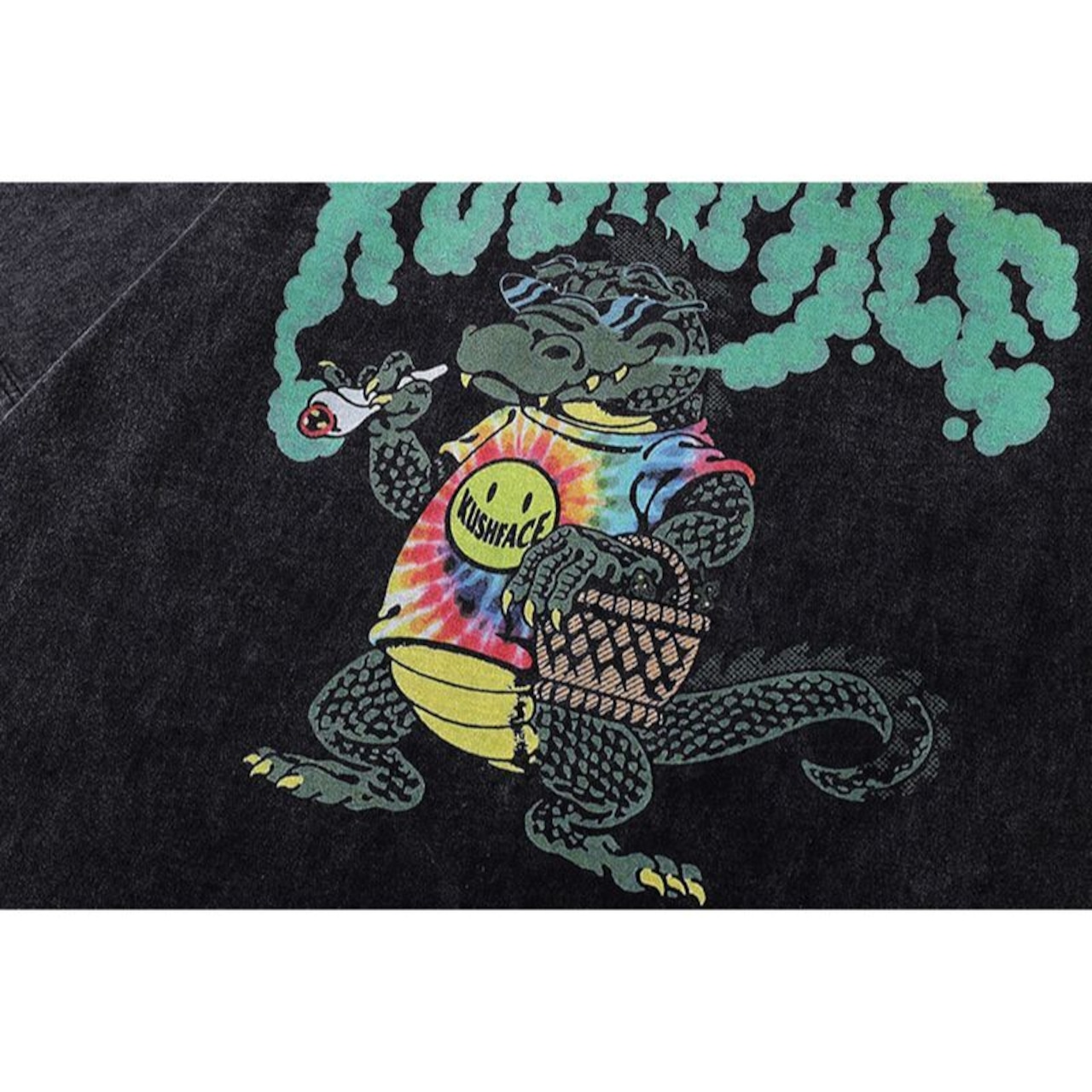 VINTAGE ストリート スモークリング クロコダイル ロングTシャツ T476