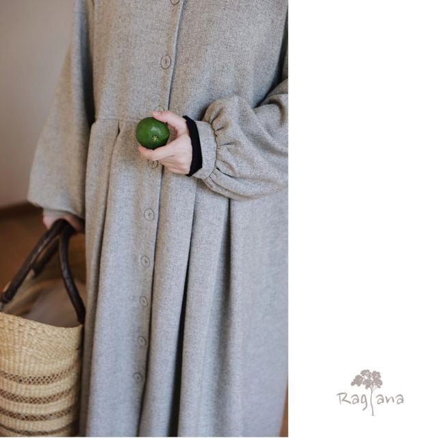 ゆったり ウール ワンピース W WP099 | Raglana