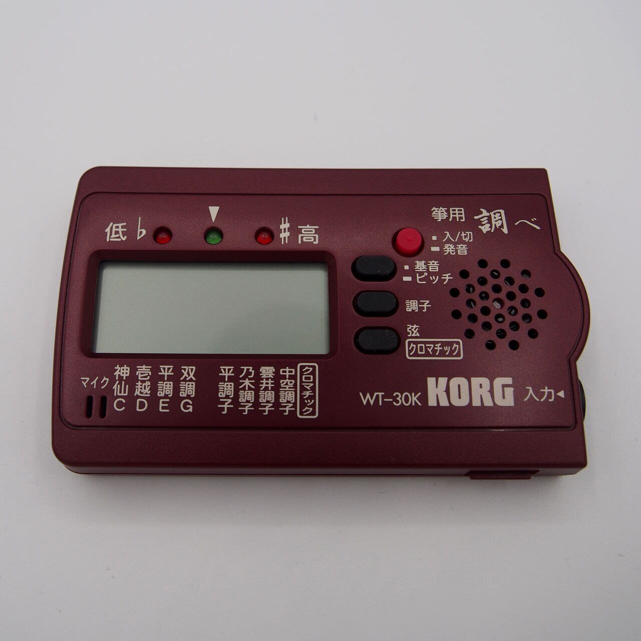 小型琴　KORG WT-30K 箏用チューナー付 KORG（コルグ） KORG WT-30K 箏用 調べ 琴専用チューナー/メール便発送