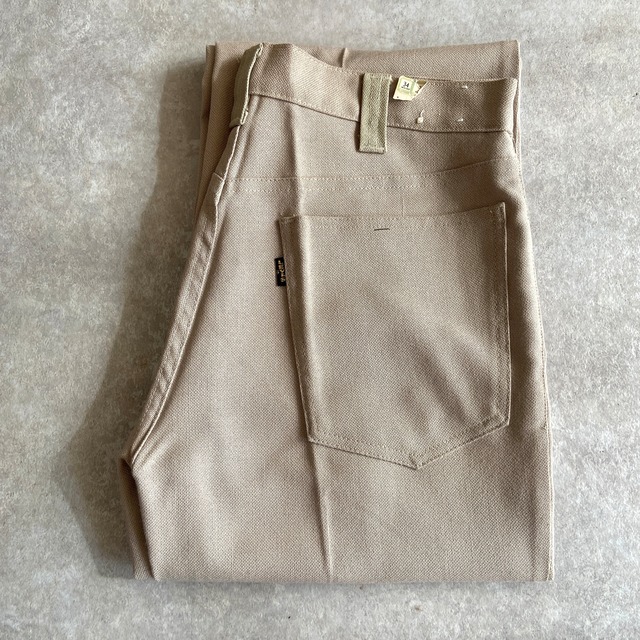 1960~70s  Dead Stock  Levi's  "BIG E"  STA-PREST Flare Pants  W34 L33.5　H424