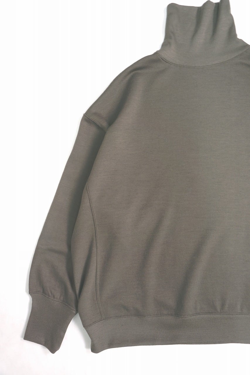 Super 120's Merino Sweat High Neck