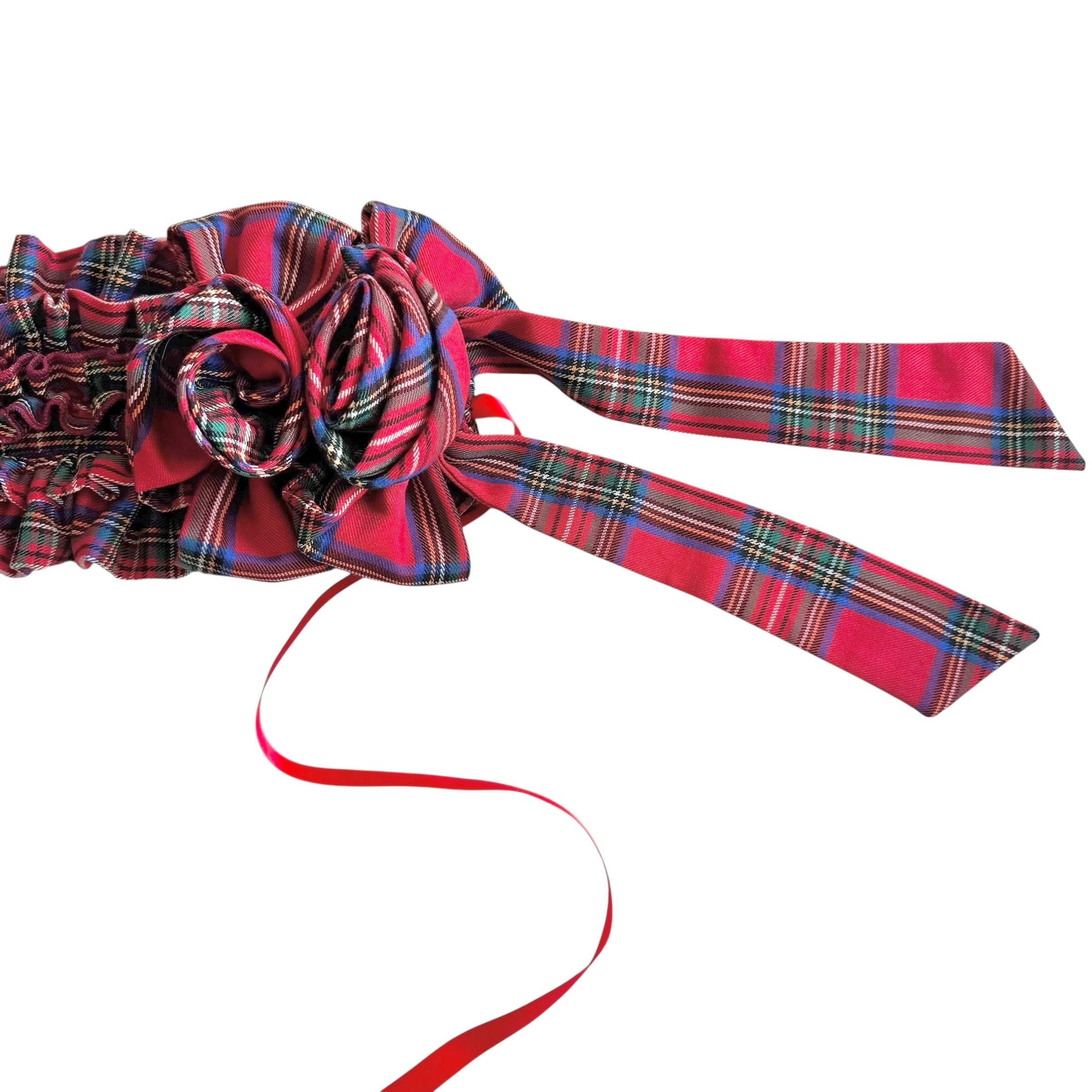 ローズリボンヘッドドレス　RED