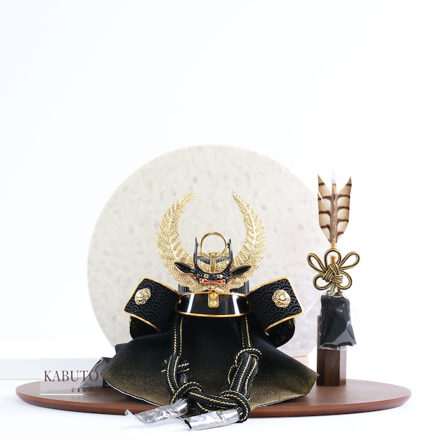 ｜灯りシリーズ｜｜徳川家康兜｜｜丸型照明平飾り｜