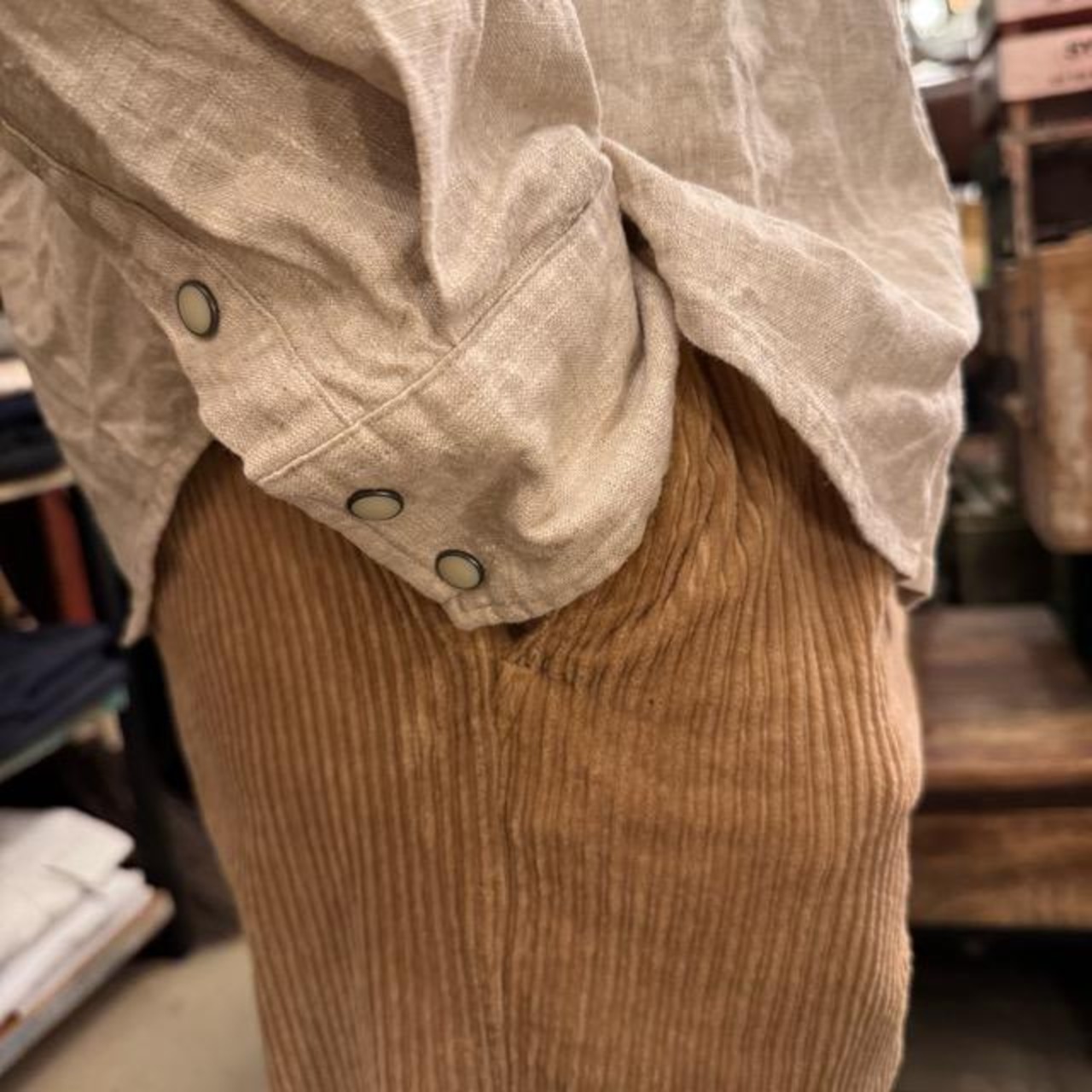 TOPANGA Men's 　ラミーコットンシャツ　羽織　リネン　コットン　通気性　春明ファッション　ゆったり　ファッション　コーデ　カジュアル　